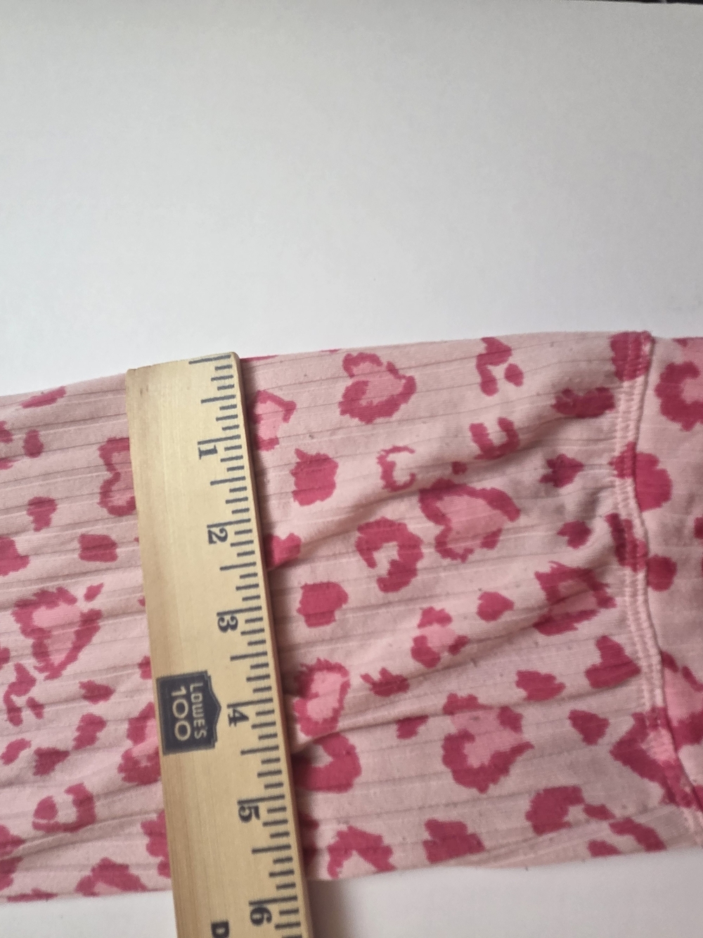 Cozy Pink Heart-Print Long-Sleeve Pajama Top - Picture 8 of 14
